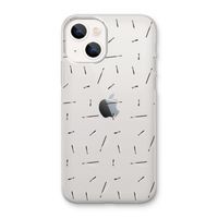 Hipster stripes: iPhone 13 mini Transparant Hoesje