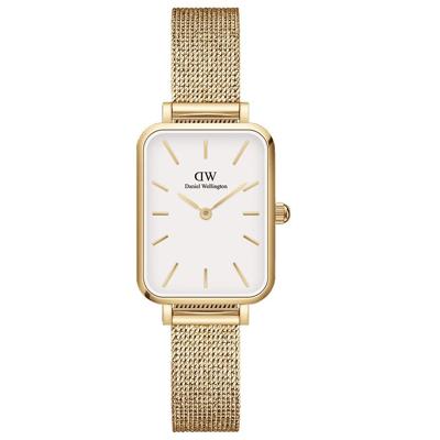 Daniel Wellington Quadro Pressed Evergold DW00100556 Dameshorloge