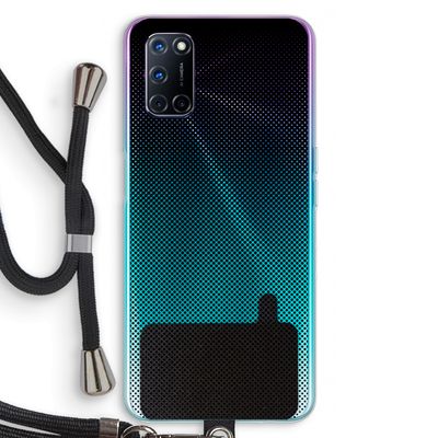 Musketon Halftone: Oppo A52 Transparant Hoesje met koord