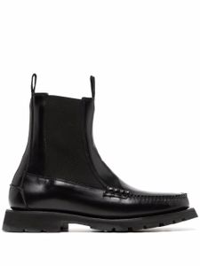 Hereu bottines à empiècements élastiqués - Noir