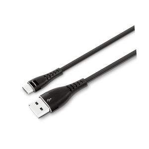 Philips USB Kabel 2.0 - DLC5206A/00 - USB-A - USB-C - Lengte: 2 Meter - Premium Nylon - Zwart