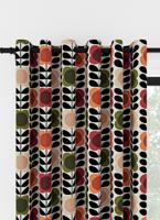 Orla Kiely - Ringgordijn - Spot Flower Stem Tomato & Pink Orla Kiely - Ringgordijn - Spot Flower Stem Tomato & Pink