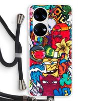 No Rules: Huawei P50 Transparant Hoesje met koord