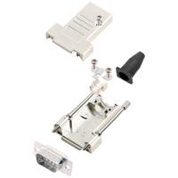 encitech DTSL09-LJSRG-T-DBP-W-K 6355-8040-01 D-sub male connectorset 180 ° Aantal polen: 9 Soldeerkelk 1 stuk(s)