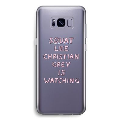 Christian Grey: Samsung Galaxy S8 Transparant Hoesje