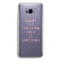 Christian Grey: Samsung Galaxy S8 Transparant Hoesje