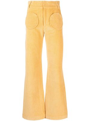 DESTREE pantalon Yoshitomo en velours côtelé - Jaune