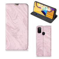 Samsung Galaxy M30s | M21 | Standcase | Marble Pink - Origineel Cadeau Vriendin