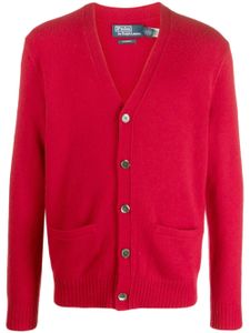 Polo Ralph Lauren cardigan en cachemire à col v - Rouge