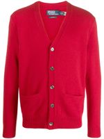 Polo Ralph Lauren cardigan en cachemire à col v - Rouge