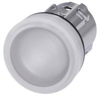 Siemens 3SU1051-6AA60-0AA0 - Indicatielamp, 22 mm, rond, metaal, hoogglans, wit