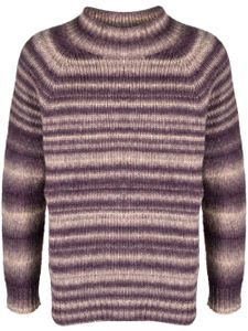 Lardini pull en maille intarsia - Violet