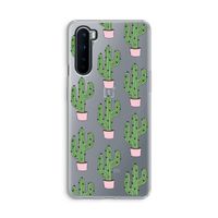Cactus Lover: OnePlus Nord Transparant Hoesje Cactus Lover: OnePlus Nord Transparant Hoesje