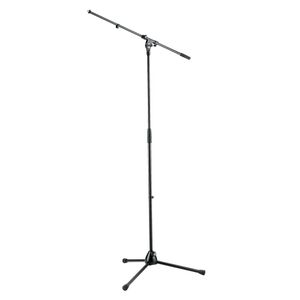 K&M 21020 microfoonstandaard met hengel zwart