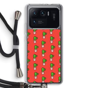 Mini cactus: Xiaomi Mi 11 Ultra Transparant Hoesje met koord