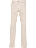 Zegna pantalon en coton à coupe droite - Tons neutres