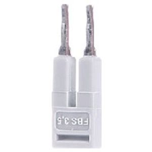 FBS 2-3,5 GY  (50 Stück) - Cross-connector for terminal block 2-p FBS 2-3,5 GY