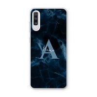 Midnight Marble: Samsung Galaxy A70 Transparant Hoesje