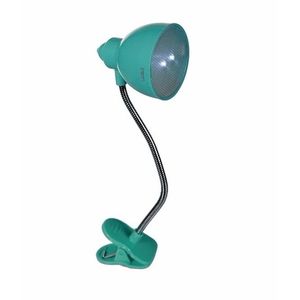 LED boek leeslampje met klem turquoise   -