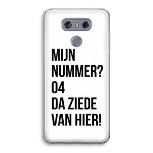 Da ziede van hier: LG G6 Transparant Hoesje