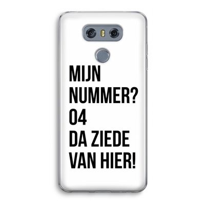 Da ziede van hier: LG G6 Transparant Hoesje