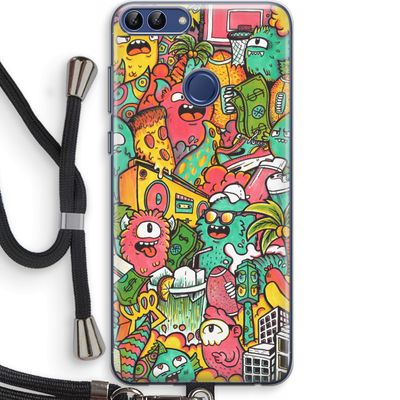 Vexx City: Huawei P Smart (2018) Transparant Hoesje met koord