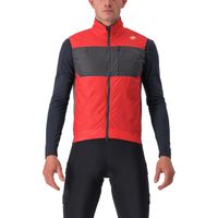 Castelli Unlimited Puffy fietsvest mouwloos rood heren S