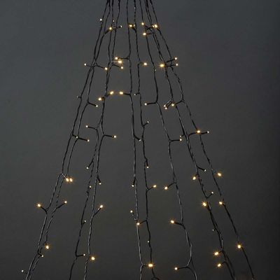 Nedis WIFILXT01W200 decoratieve verlichting Lichtdecoratie ketting 200 gloeilamp(en) LED 4,21 W G
