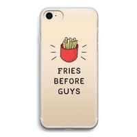 Fries before guys: iPhone 7 Transparant Hoesje