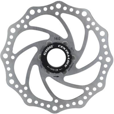 Elvedes SC16 Remschijf 160 mm Centerlock RVS Zilver