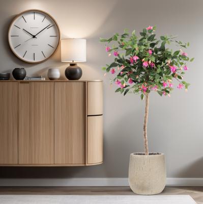 Fuchsia Kunstplant op stam 120cm Paars