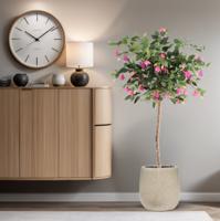 Fuchsia Kunstplant op stam 120cm Paars