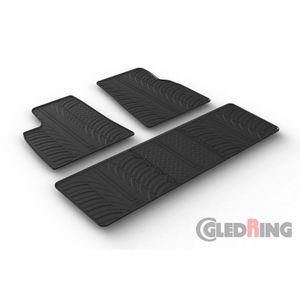 Rubbermatten passend voor Tesla Model S 2014- (T-Design 5-delig) GL0641