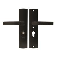 VH-beslag Curve Kr/Kr Blok PC55 Zwart 38-54mm