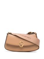 Stella McCartney sac porté épaule à fermoir logo - Marron