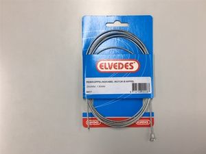 Elvedes koppeling binnenkabel 2000mm verzinkt ø1,8mm met v-nippel (op kaart)