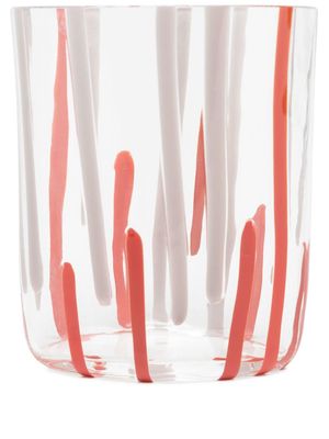 Carlo Moretti verre à imprimé abstrait - Blanc