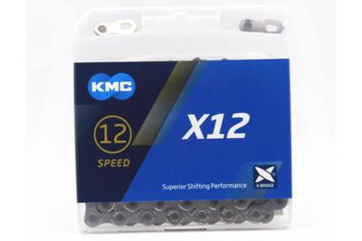 KMC X12 Ketting 12-speed 126-schakels - Zilver KMC X12 Ketting 12-speed 126-schakels - Zilver