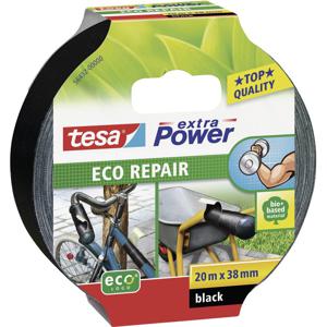 tesa ECO REPAIR 56432-00000-00 Textieltape tesa extra Power Zwart (l x b) 20 m x 38 mm 1 stuk(s)