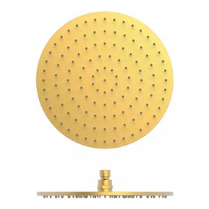Hoofddouche Tres Max | 30 cm | Rond | 24k Goud mat