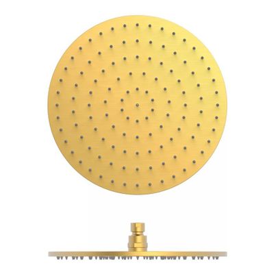 Hoofddouche Tres Max | 30 cm | Rond | 24k Goud mat