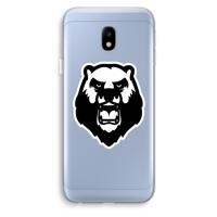 Angry Bear (white): Samsung Galaxy J3 (2017) Transparant Hoesje