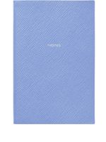 Smythson carnet Chelsea - Bleu - thumbnail