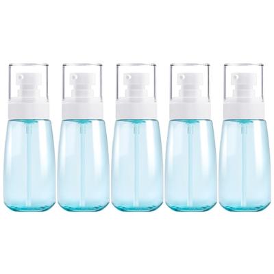 5 STKS reizen plastic flessen lekvrije draagbare reisaccessoires kleine flessen containers 60ml (blauw)