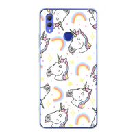 Rainbow Unicorn: Honor Note 10 Transparant Hoesje