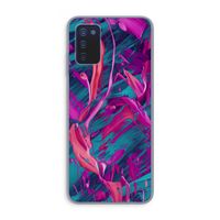 Pink Clouds: Samsung Galaxy A03s Transparant Hoesje