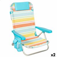 Strandstoel Aktive 48 x 75 x 48 cm (2 Stuks)