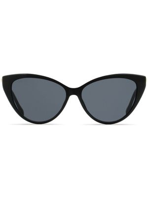 Jimmy Choo Eyewear lunettes de soleil Val à monture papillon - Noir