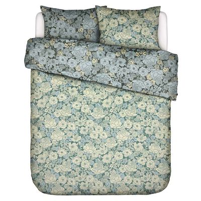 Essenza Dekbedovertrek Camille Reef Green-Lits-jumeaux (240 x 200/220 cm)