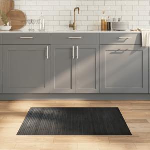 VidaXL Vloerkleed rechthoekig 70x100 cm bamboe grijs